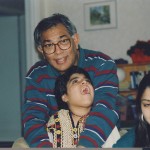 Alia with her Father