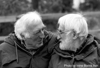 Francis Maurice and Jean Vanier in 1999