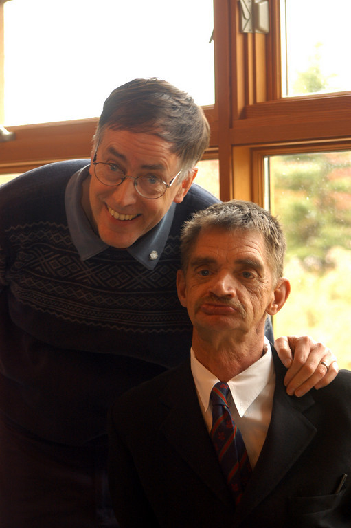 Joe and David in 2005