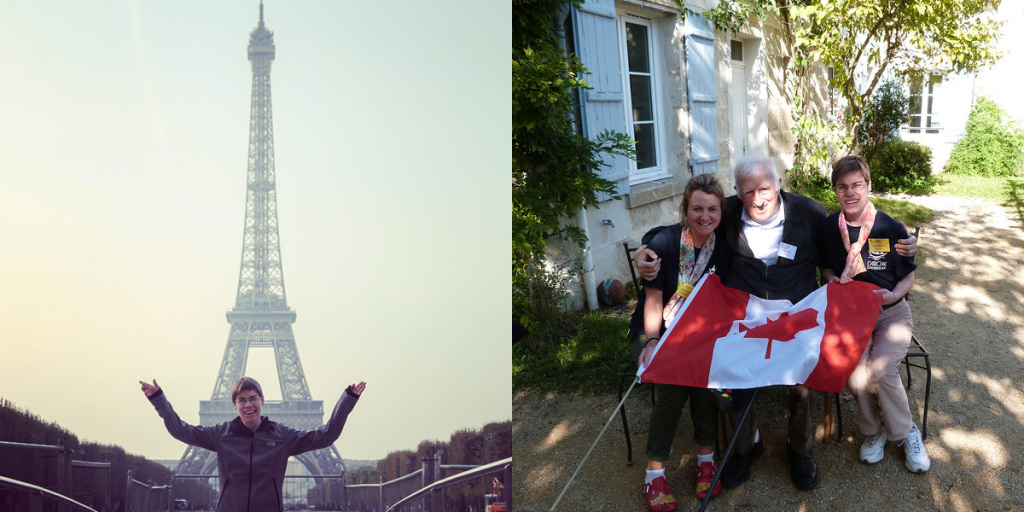September  - Agnieszka and Kim go to France for International celebration 